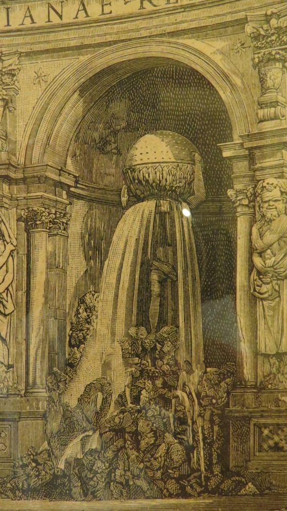 Engraving of the Atlas Fountain