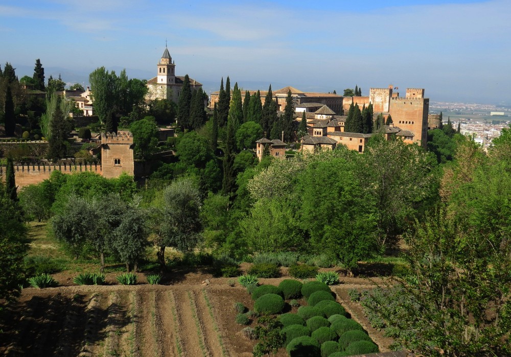 Valley looking across to the Alhambra