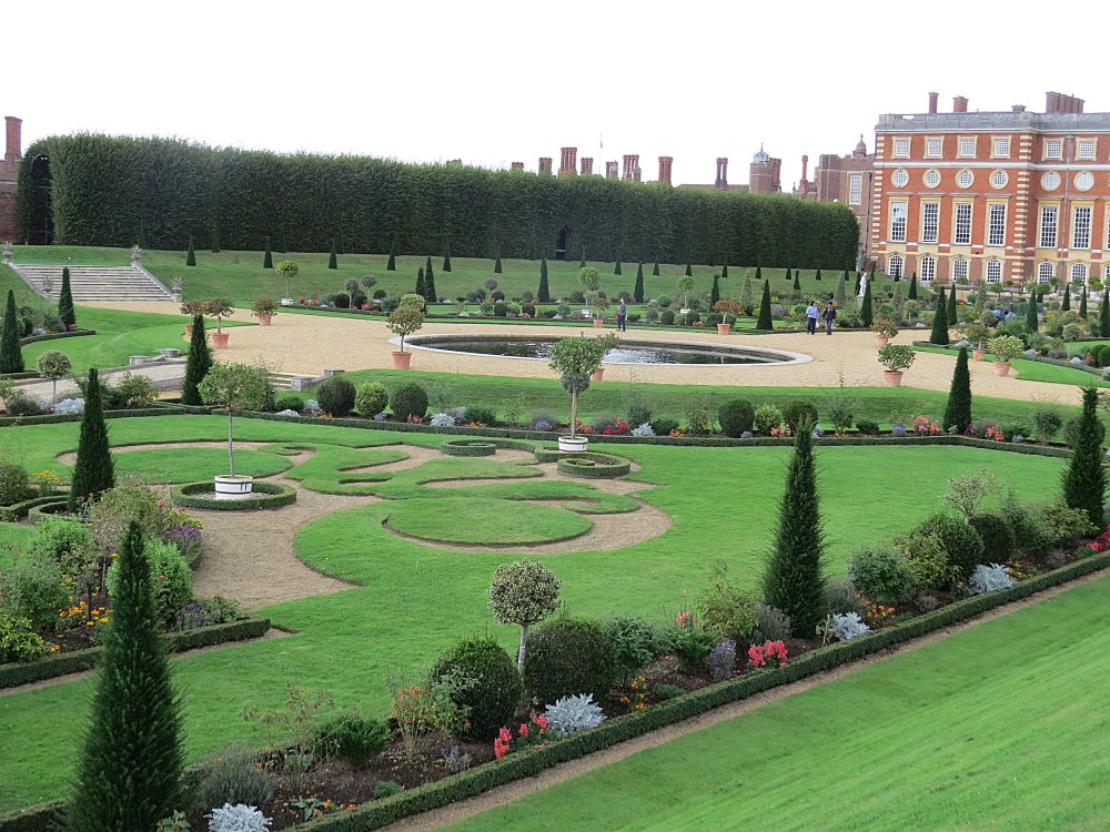 Overview of The Privy Garden from the East Promenade