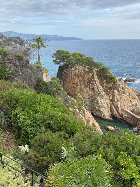 Marimurtra garden coast view